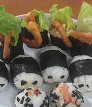 虾尾寿司(有海苔)